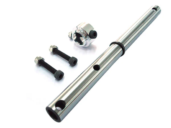 H0122-S – New Main Shaft with M4 Locking Collar – Goblin 630/700