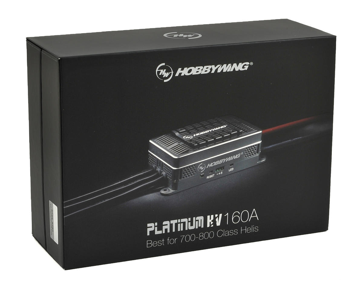 Hobbywing Platinum Pro V4 160A-HV Helicopter ESC - Image 3
