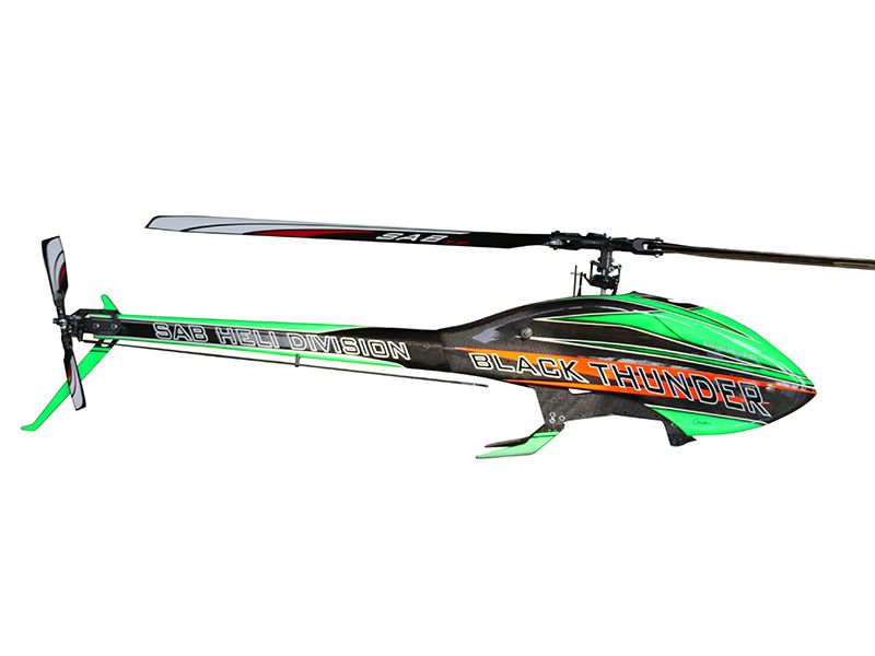 SG712 – GOBLIN BLACK THUNDER 700 GREEN/CARBON (With ThunderBolt Main And Tail Blades) - Image 2